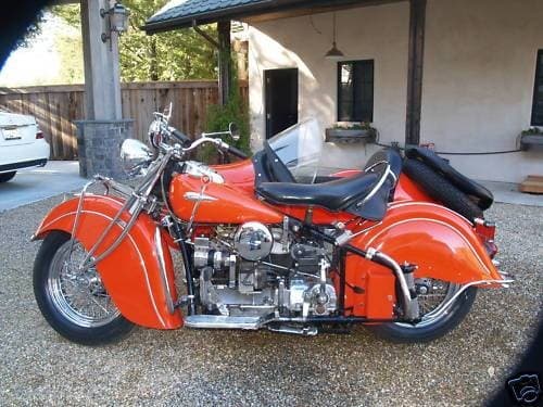 1940 Indian 4 Four with Side Car Ready